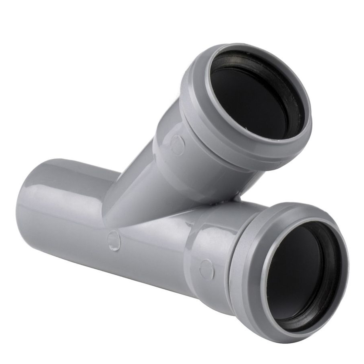 Тройник ВК ПП 40/40х45, серый,РТП