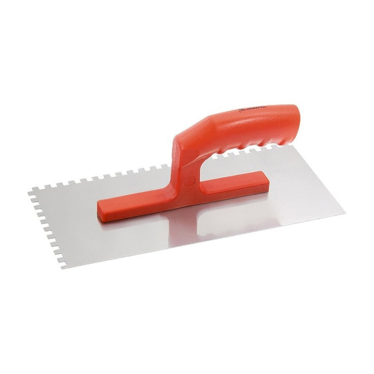 Гладилка стальная, 280 х 130 мм, зеркальная полировка, пластмас. ручка, зуб 8 х 8 мм// Matrix