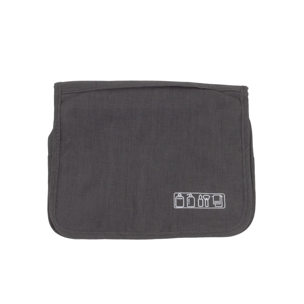 Косметичка дорожная с крючком для подвешивания 25х20см цветы CN