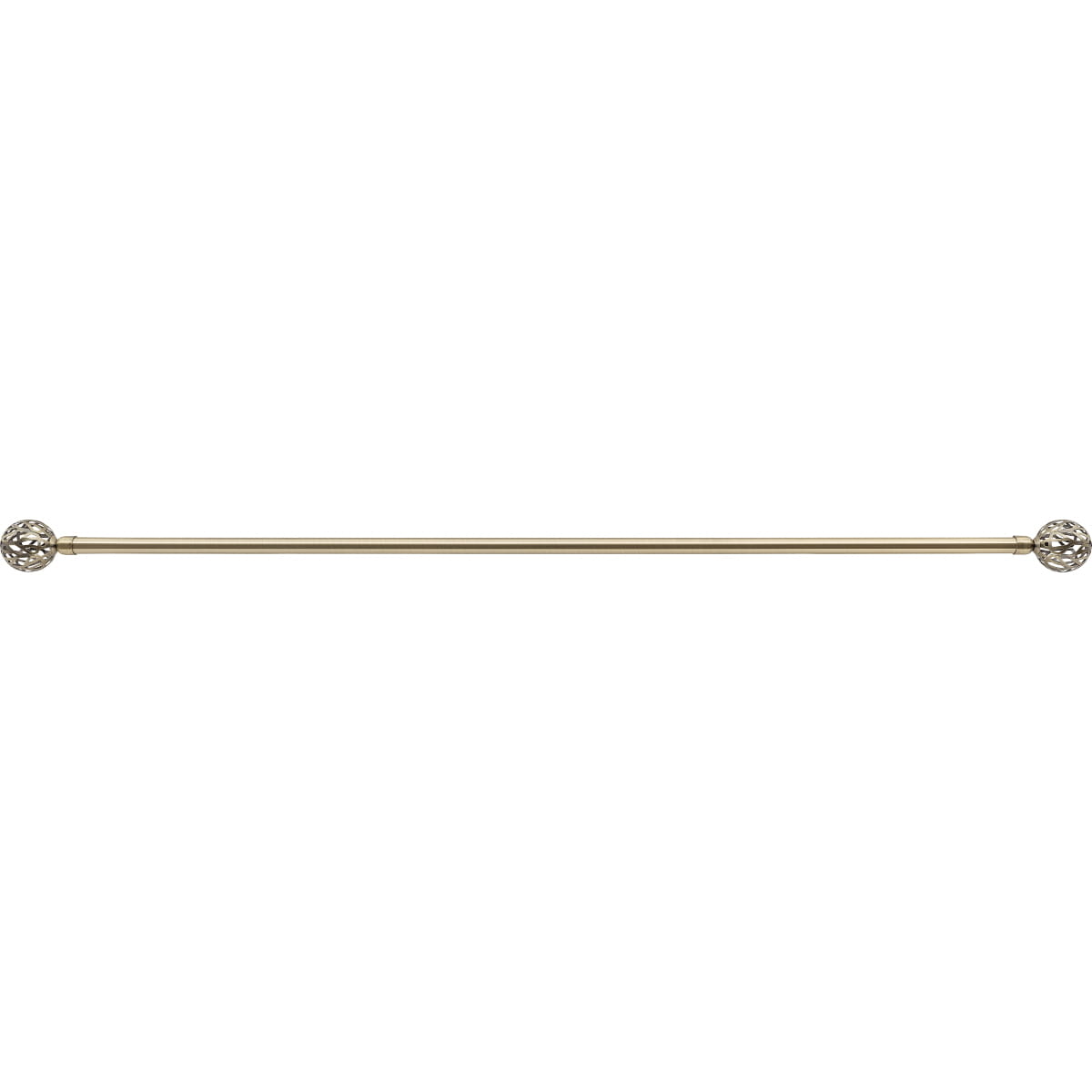 Карниз телескопический одинарный Luance RETRO 120-210 см бронза 7890312097