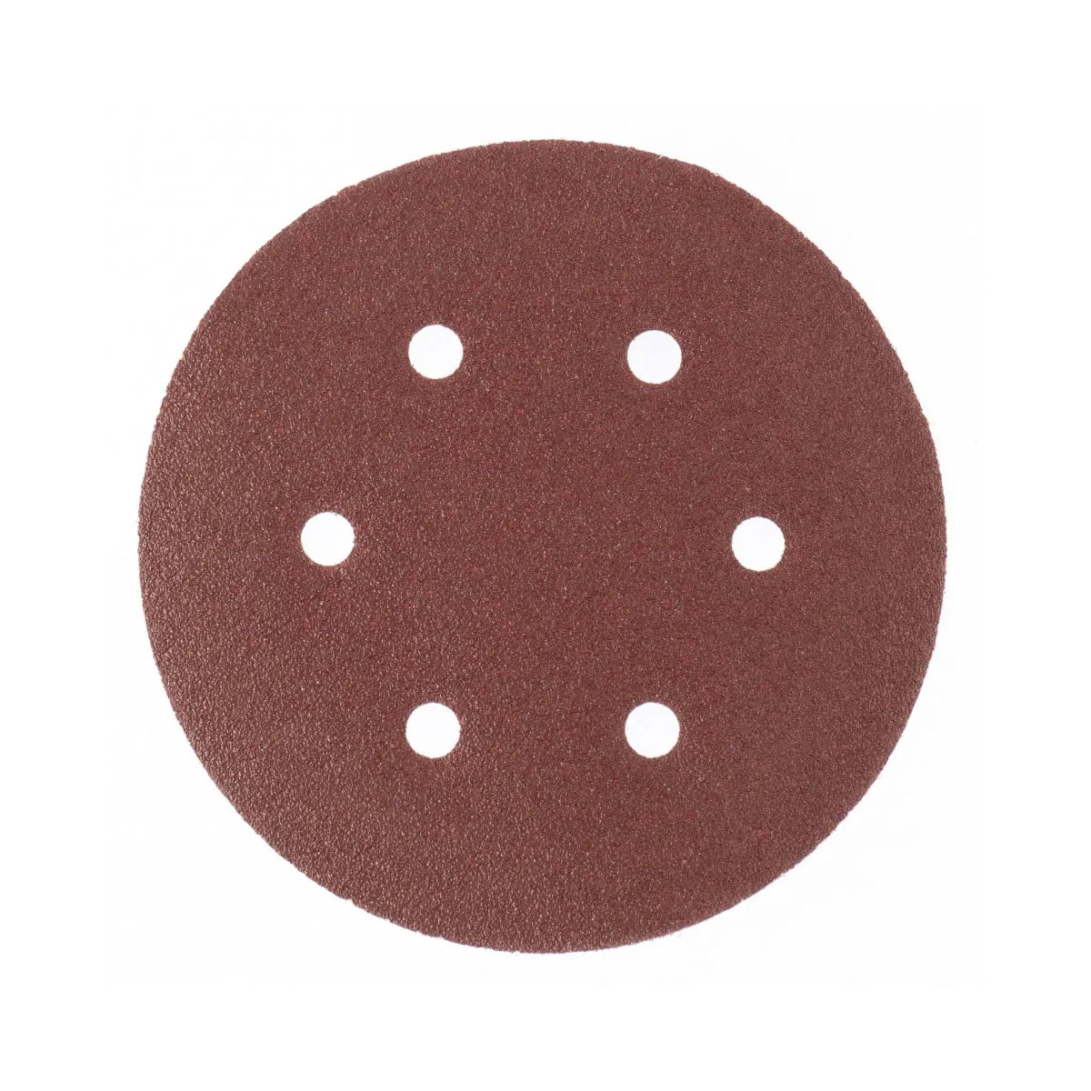 Круг абразивный на ворсовой подложке под "липучку", перфорированный, P 60, 150 мм, 5 шт.// Matrix