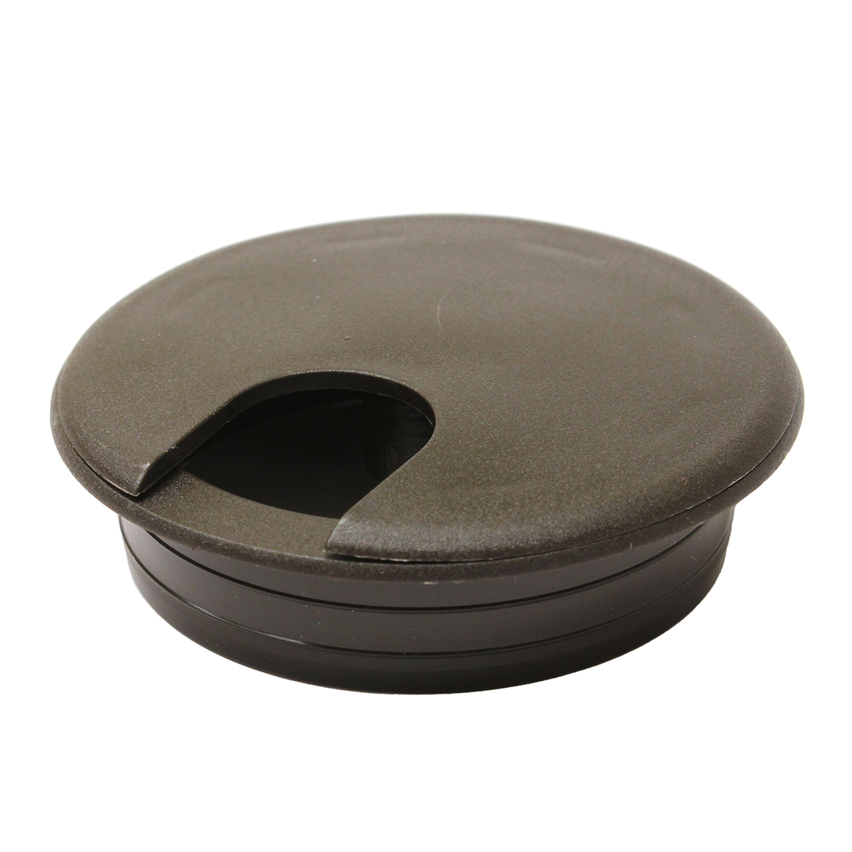 Заглушка для стола кабель-канал пласт. (корич)