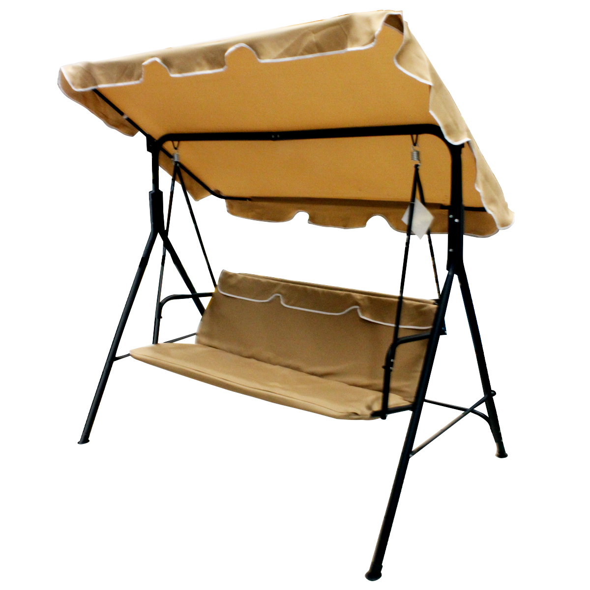 Качели садовые 170х110х153см бежевые нагрузка до 150 кг, TX-1074 CN