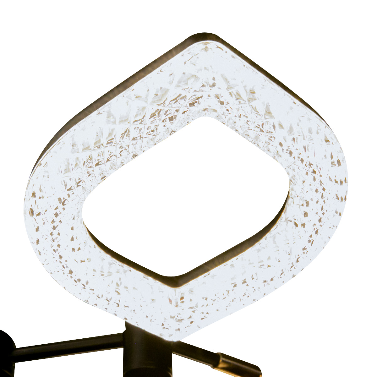 Люстра LED 6627B-6P 96W черный + золото