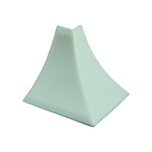 Нар.угол к плинтусу д/столешницы "Идеал"001/белый