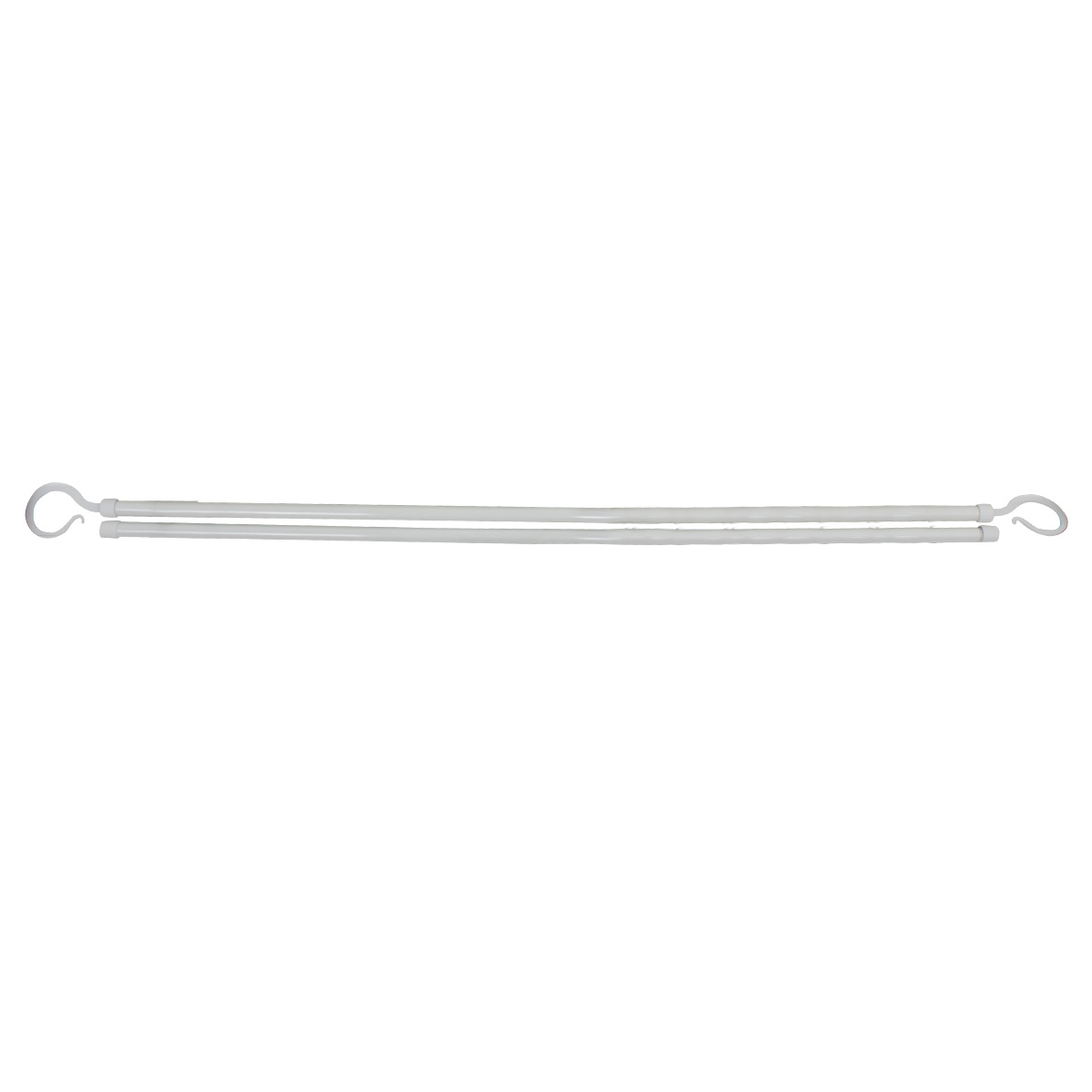 Карниз телескопический двойной Luance 120-210 см белый 7968120108