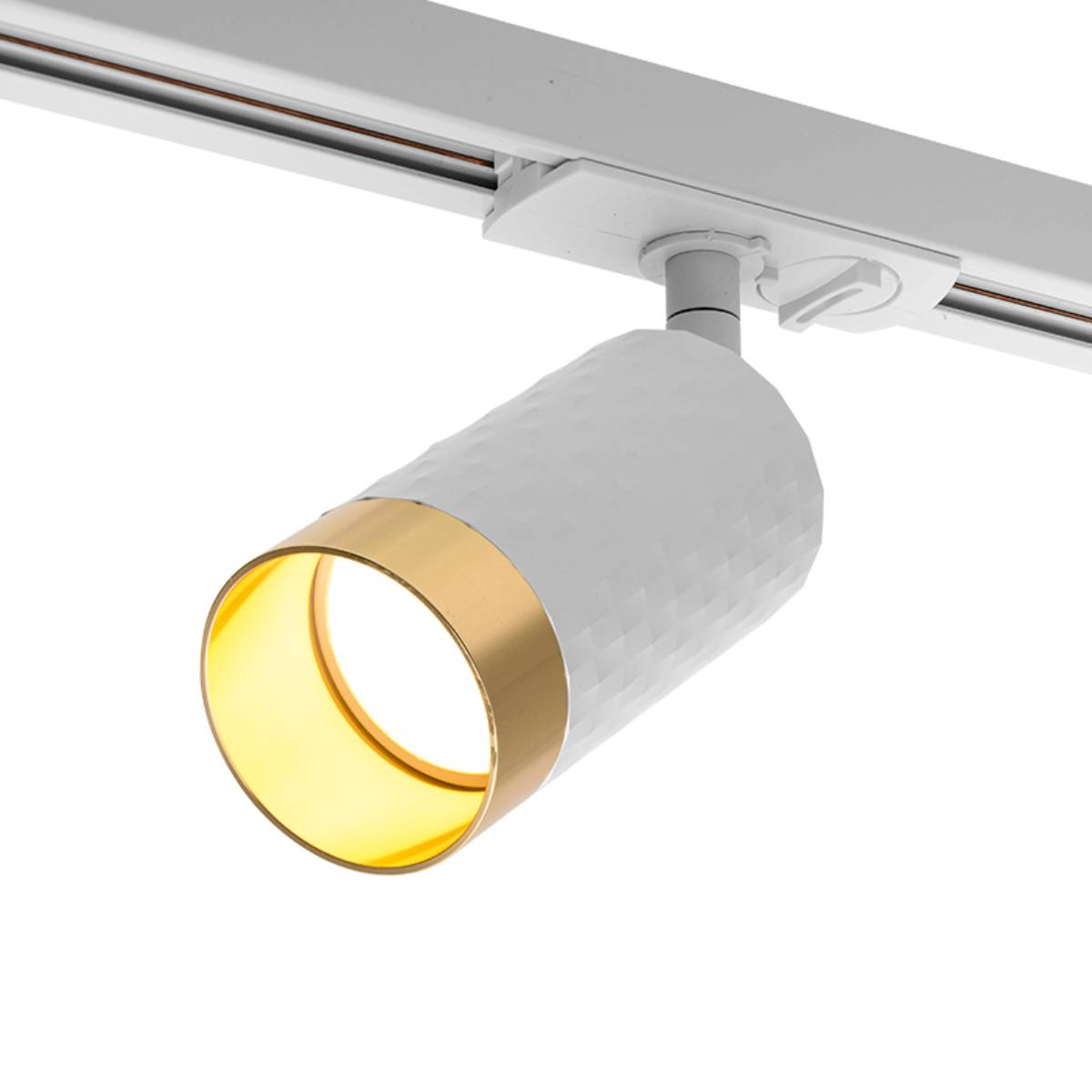 Светильник трековый WOLTA WTL-GU10/10WG под лампу GU10 Белый / Золотой CELLA