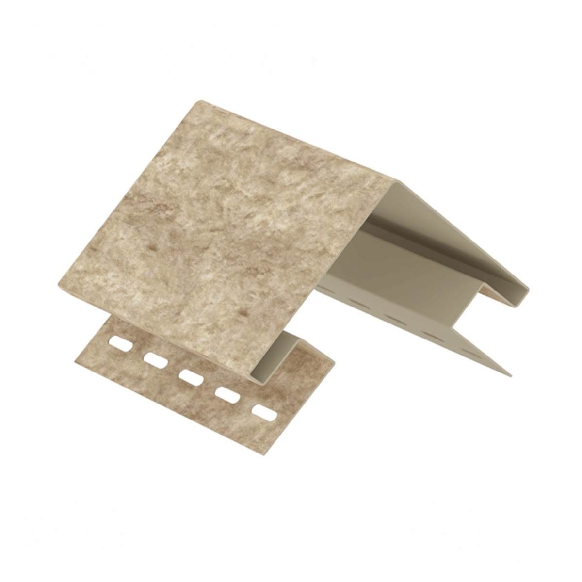 Наружный угол (ПВХ).0076.Н., кварцит темно-бежевый Наружный угол (ПВХ).0076.Н., кварцит темно-бежевый