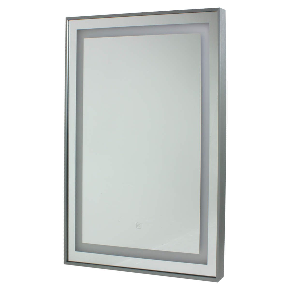 Зеркало T003-3, 80*60cm (Серая рамка )