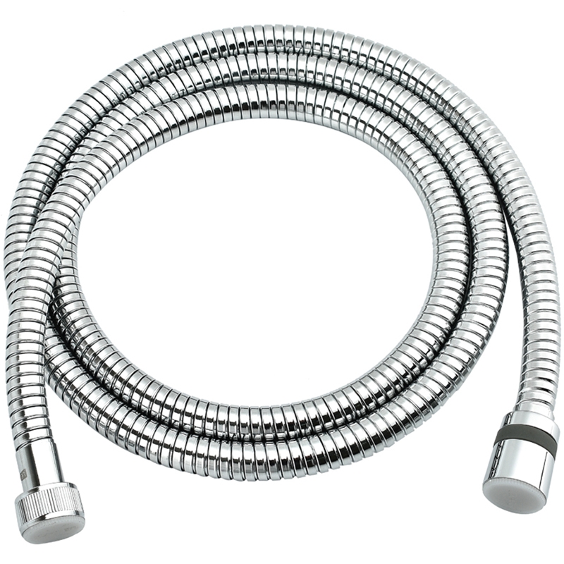 Шланг душевой  Lemark LE8032S двухзагибный растяжной от 1,5 до 2м, сталь хромированная, блистер