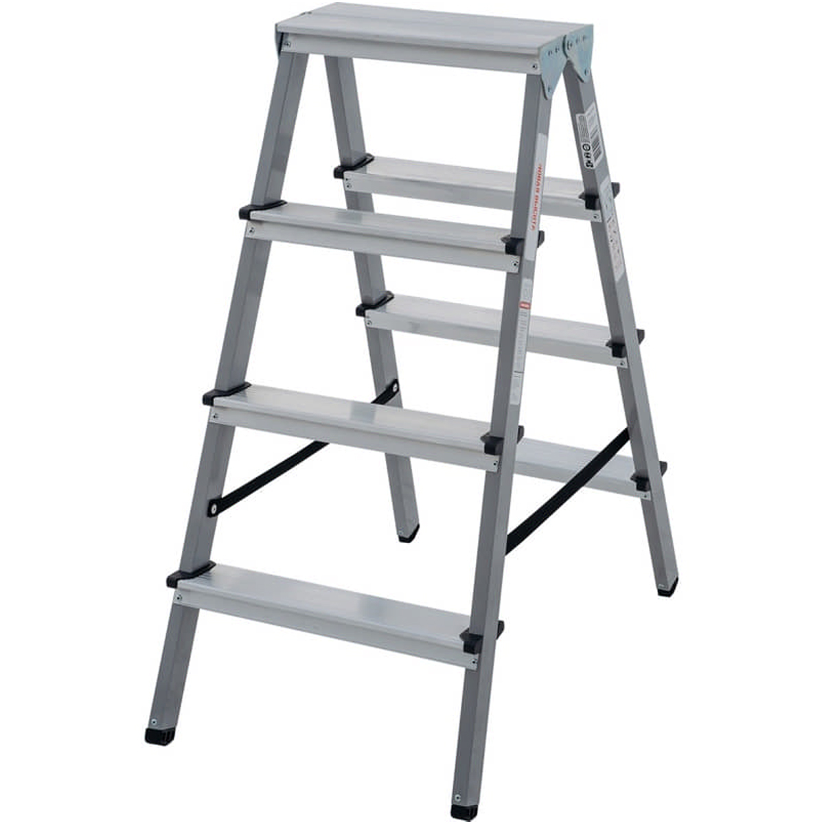 Стремянка алюминиевая 2-х сторонняя 4 ступени, NV100