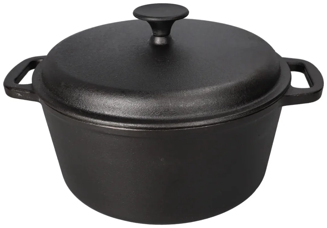 Кастрюля с крышкой DH 4 л чугун ZYB192