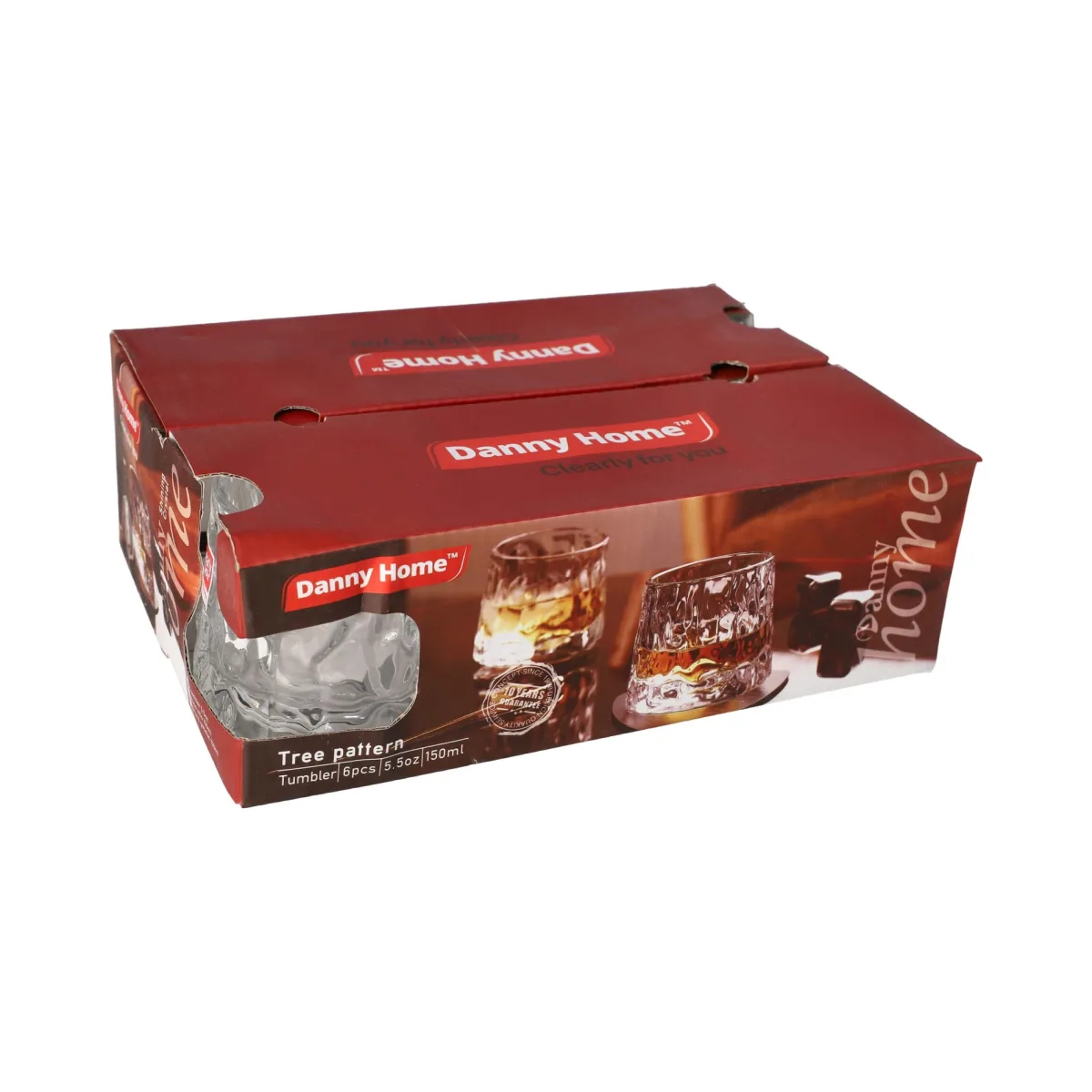 Набор стаканов для виски DH Tree pattern 150 мл 6 шт. 1988-19