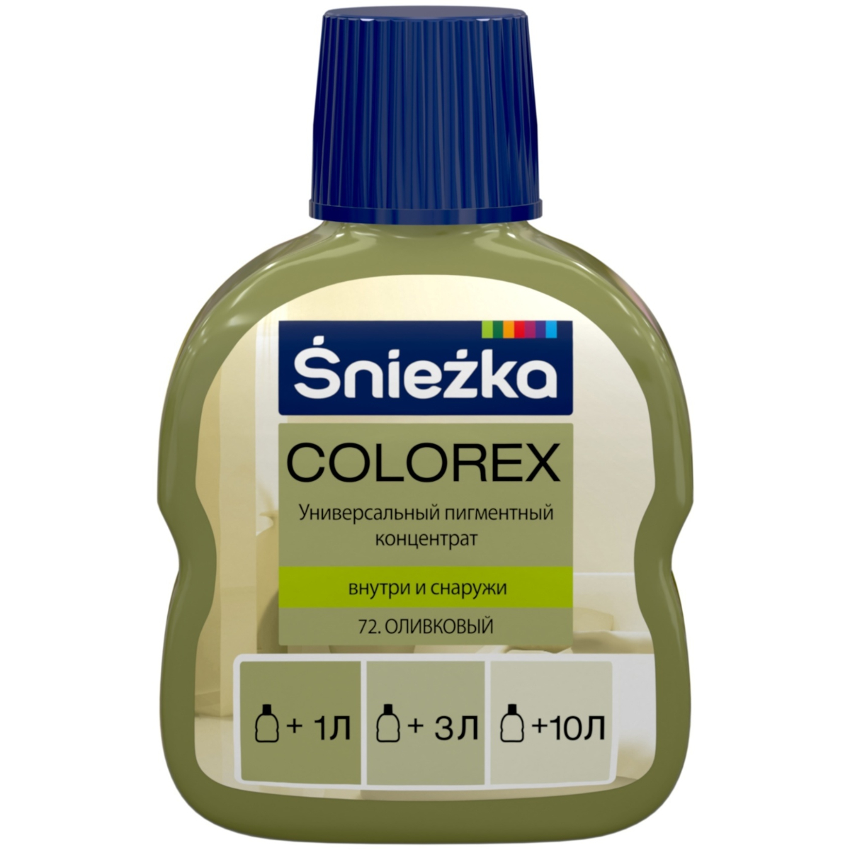 Колер SNIEZKA Colorex №72 оливковый 100 мл