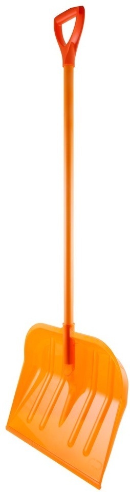 Лопата снеговая с алюминиевым черенком, D-образной ручкой, ковш из поликарбоната ELEMENT