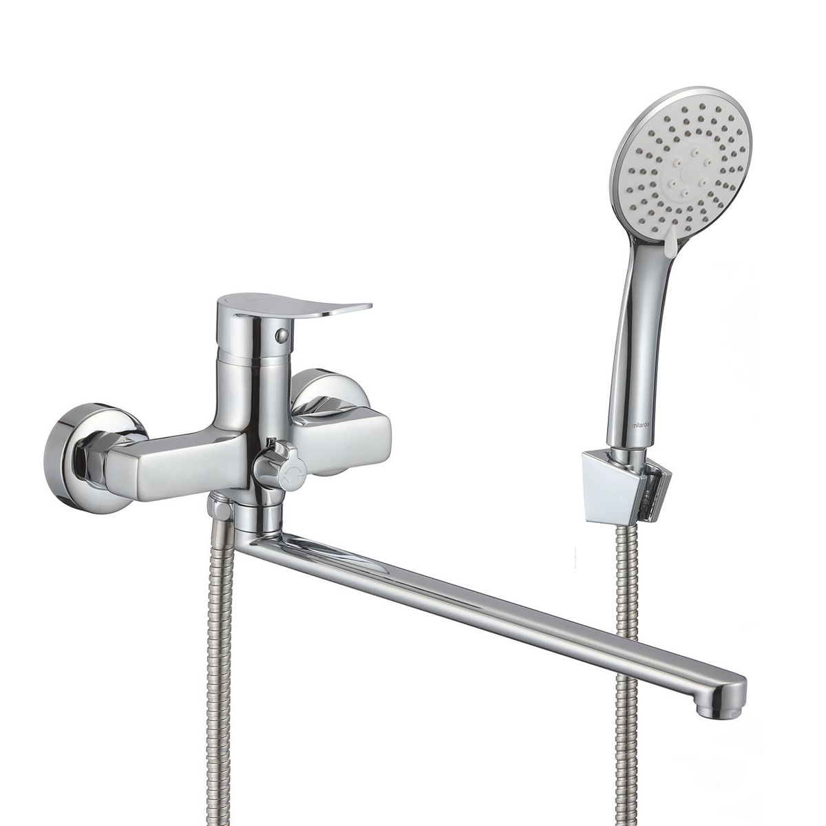 Смеситель в/д Milardo Demi DEMSB00M10 с длинными изливом, глянцевый хром