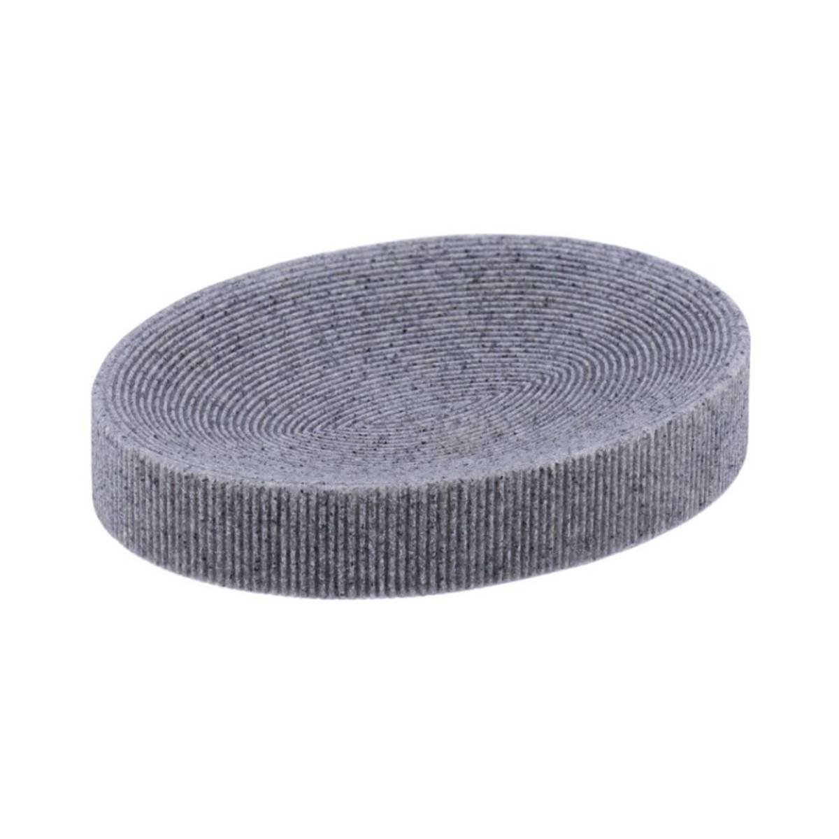 Мыльница Tendance STRIPES овальная серая 64104180