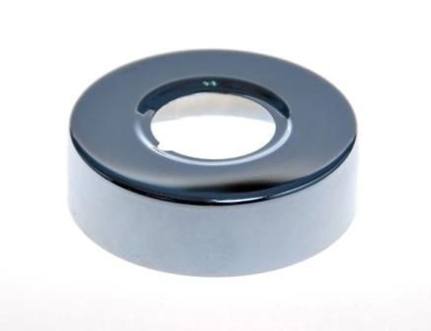 Чашка декоративная (отражатель) 3/4" цилиндр средний (нержавеющая сталь, хром), MP-У