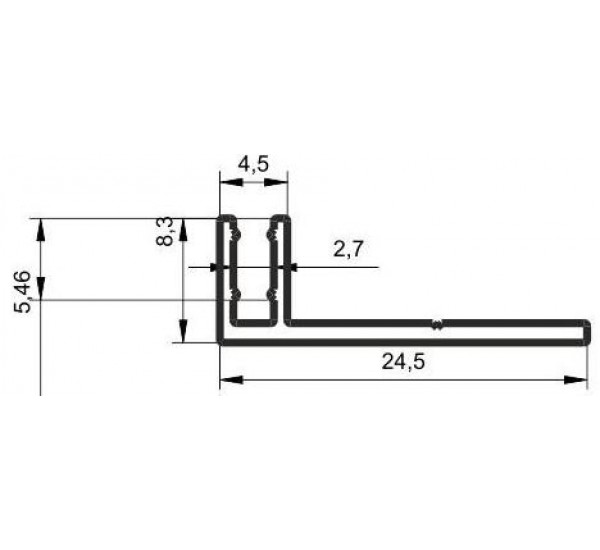 Крепление КТ-1343 для Т-образного профиля