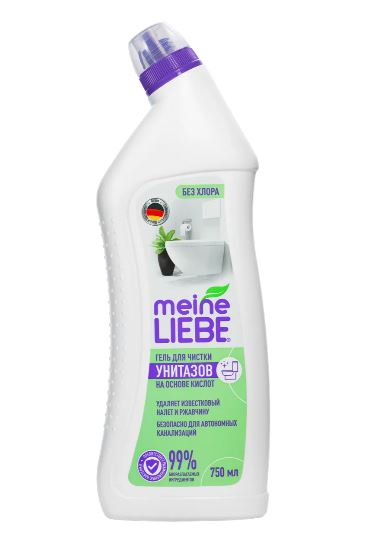 Гель для чистки унитазов MEINE LIEBE 750мл