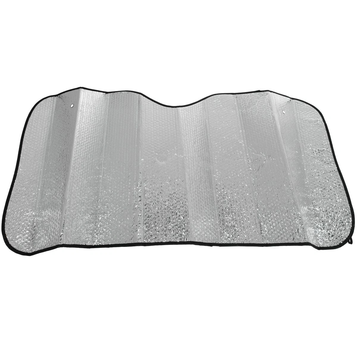 Штора солнцезащитная ГЛАВДОР 150х70 см металлизир. фольга, серебро GL-907