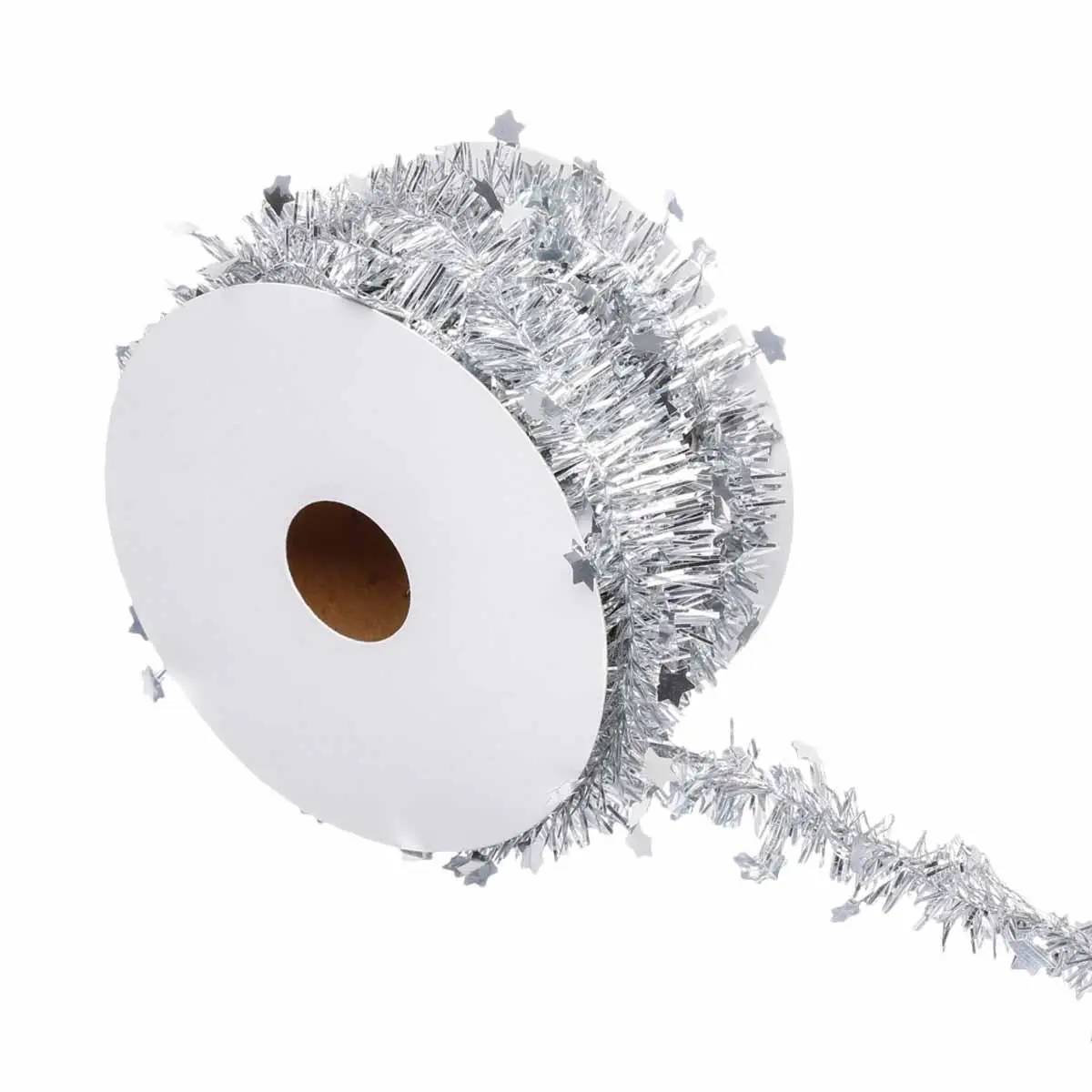 Мишура в рулоне Feeric 3,5х300 см серебро 129635AR