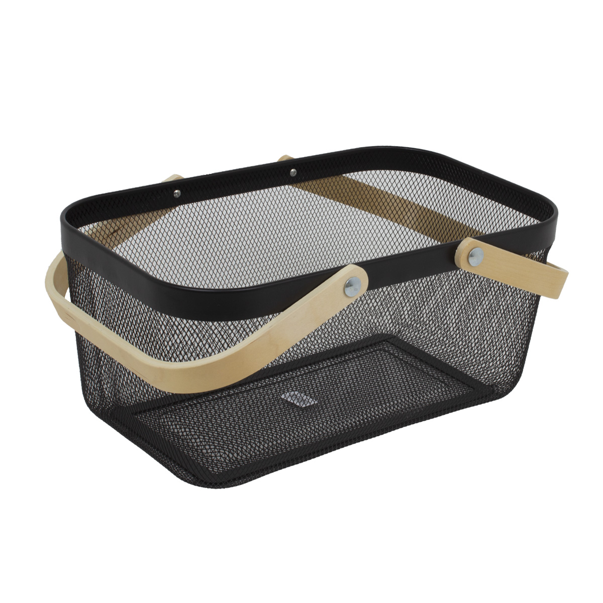 Корзинка сетка 39,5х24,5х18 см черная NS-005 CN