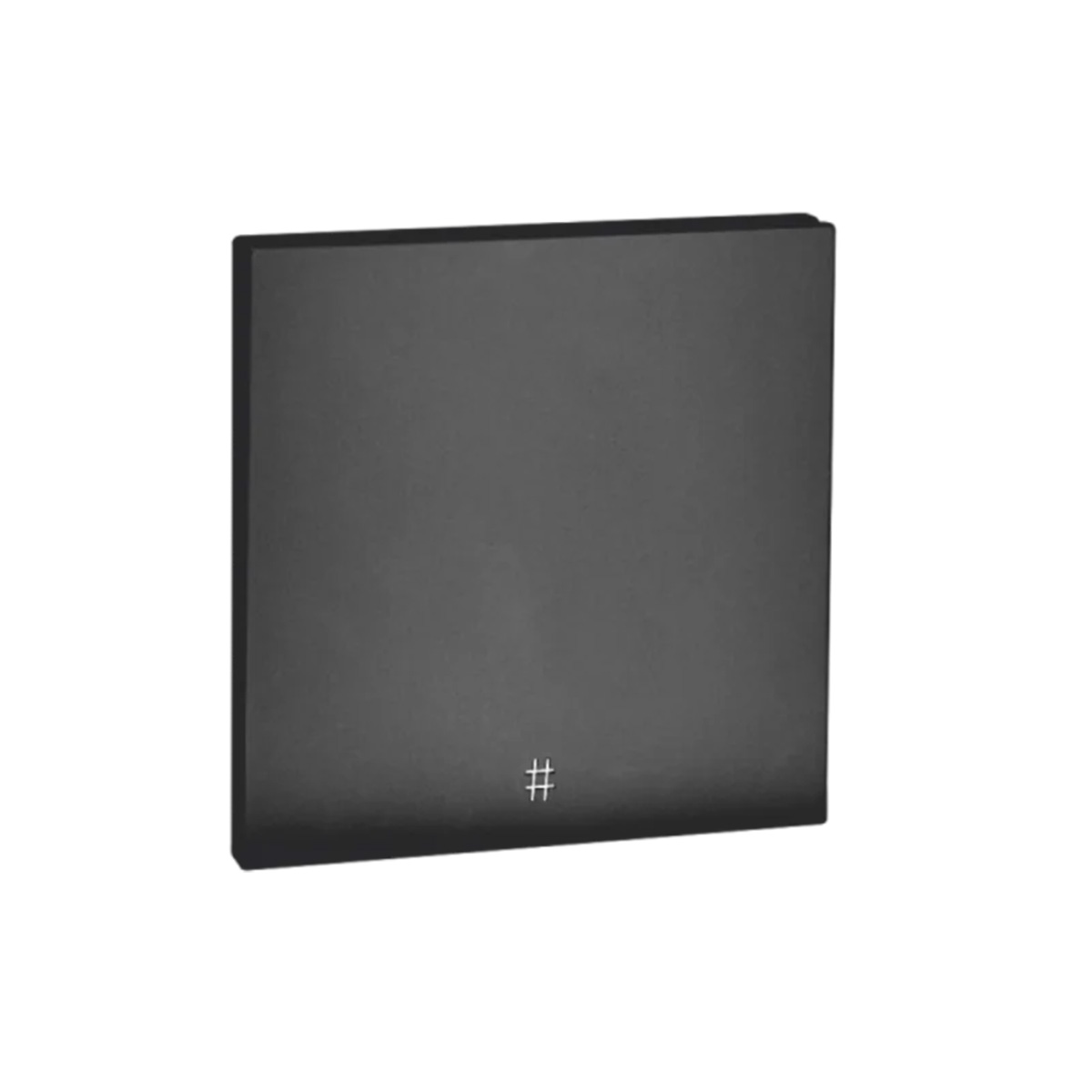 Переключатель перекрестный 1кл с/у QUATTRO ULTIMA BLACK UNIT (10)