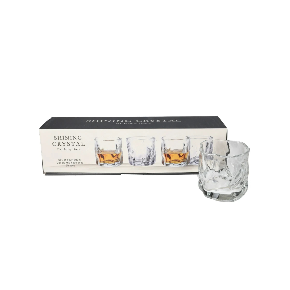 Набор стаканов для виски DH Twisted Double 280 мл 4 шт. 1988-50