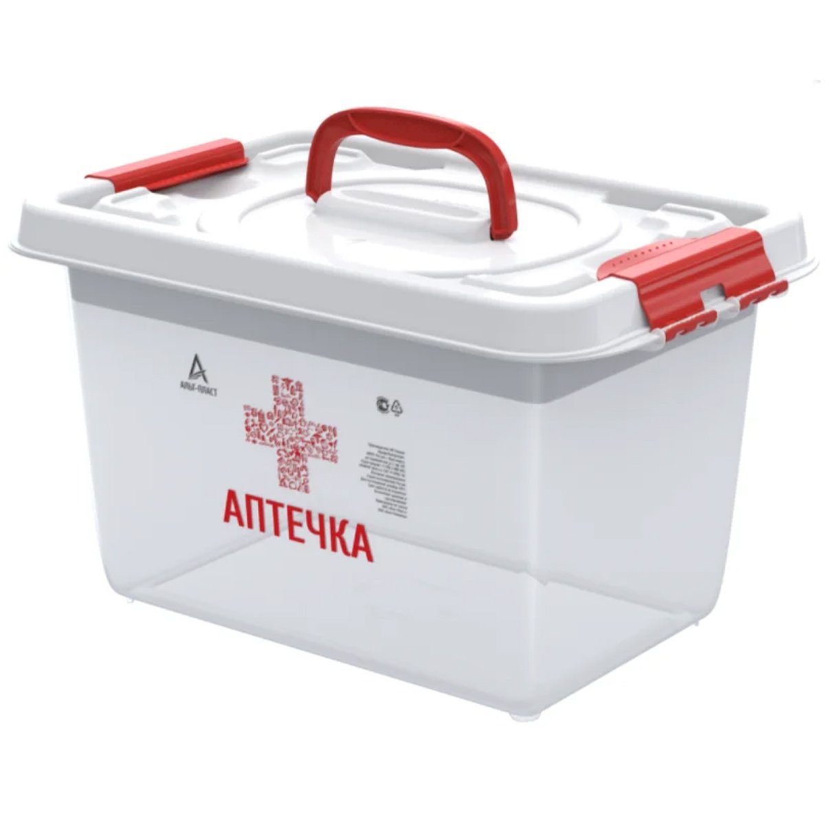 Контейнер универсальный АльтПласт Аптечка 10л 35,9х24,2х2101 см с вкладышем АП 409