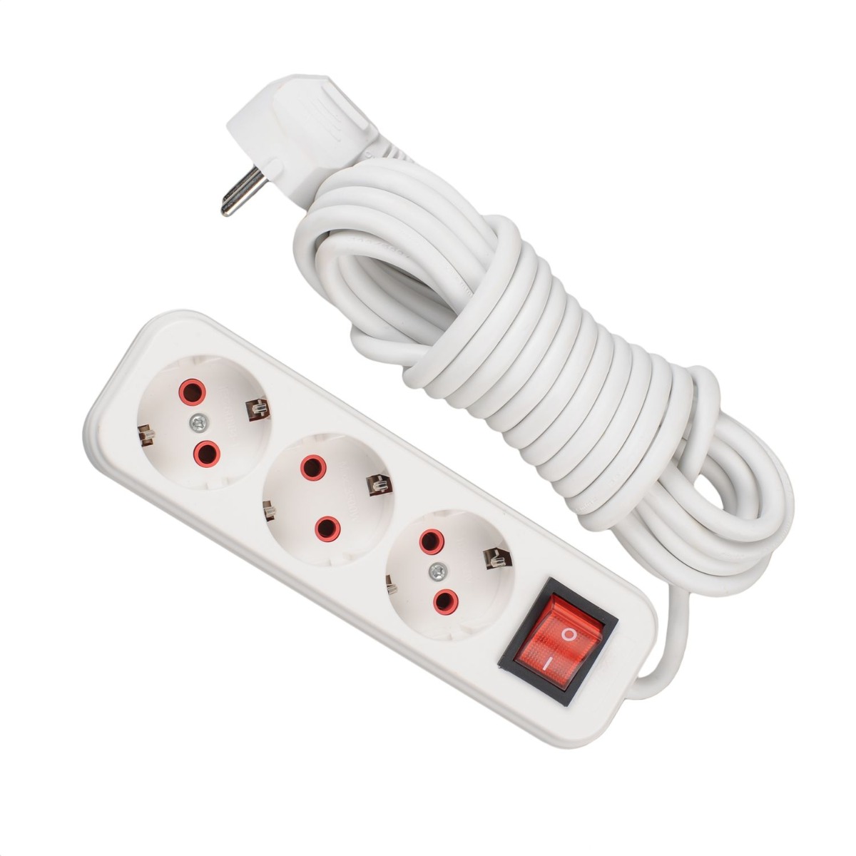 Удлинитель с/з  LILA 720 0310 302  3входа 10м с выкл