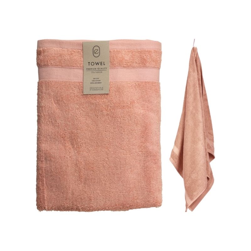 Полотенце махровое 70х140 см розовый HD1001230 К