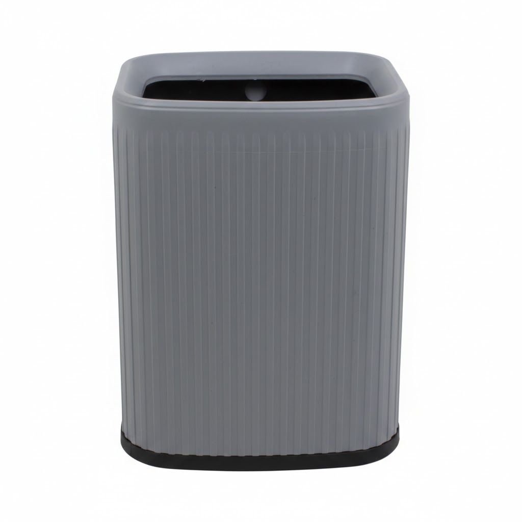 Контейнер для мусора без крышки страйп 25х25,5х31,5см ZY-163D