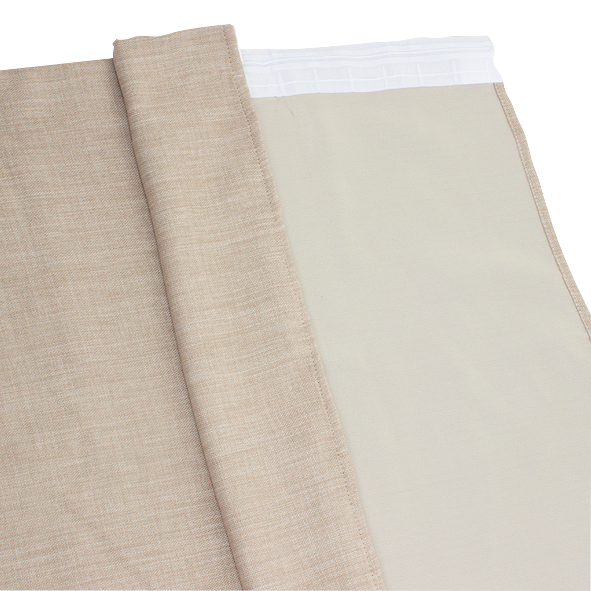 Штора на тесьме блэкаут "Dimaut" 160х285 см нюдовый 111160630