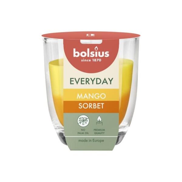 Аромасвеча в стакане Bolsius Everyday 8х7 см Mango Sorbet