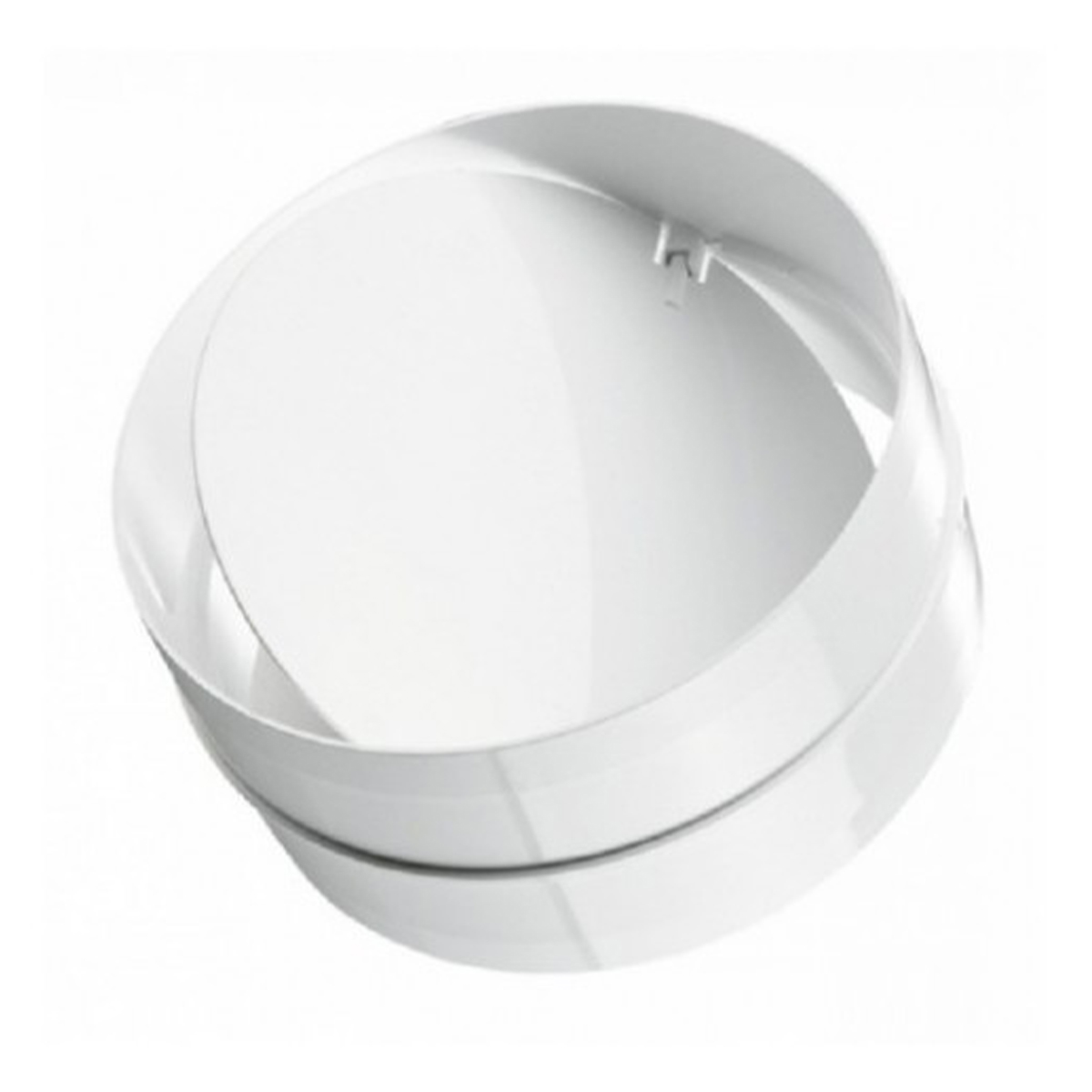 ZERNBERG 1111 Соединитель круглых каналов с обратным клапаном d=100мм в упак.