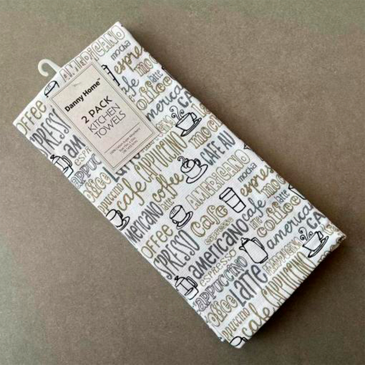 Набор кухонных полотенец DH Кофе 2 шт 38х63,5 см CN