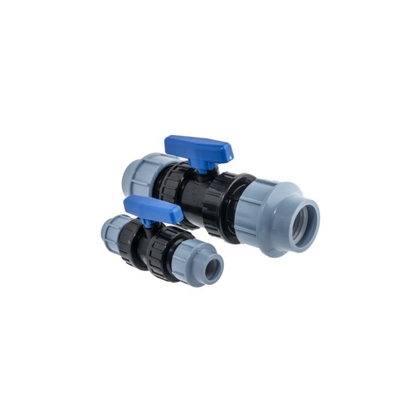 Кран шаровый DN25 х3/4 F внутр компрессионный Кран шаровый DN25 х3/4 F внутр компрессионный