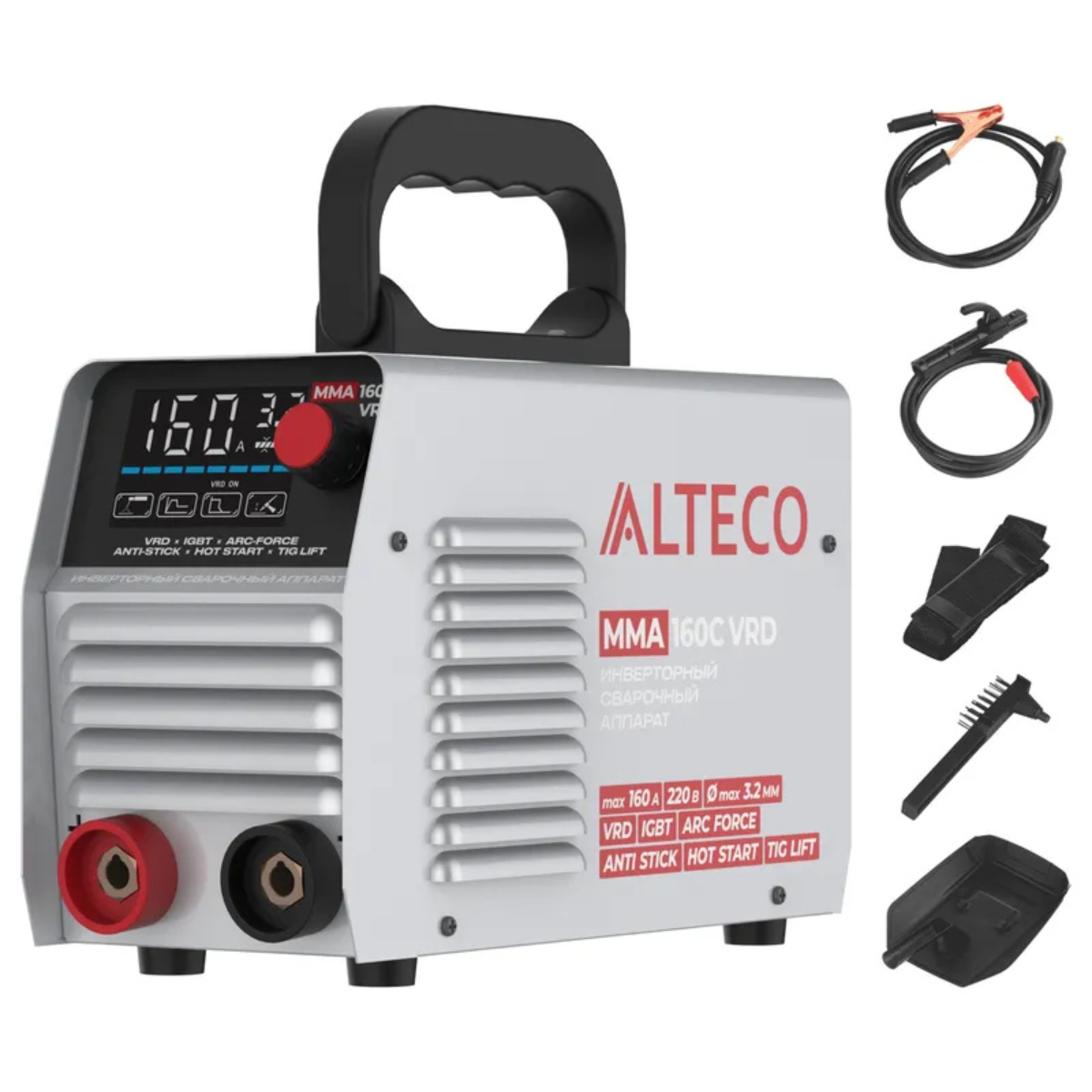 Аппарат инверторный сварочный Alteco MMA-160С VRD Аппарат инверторный сварочный Alteco MMA-160С VRD