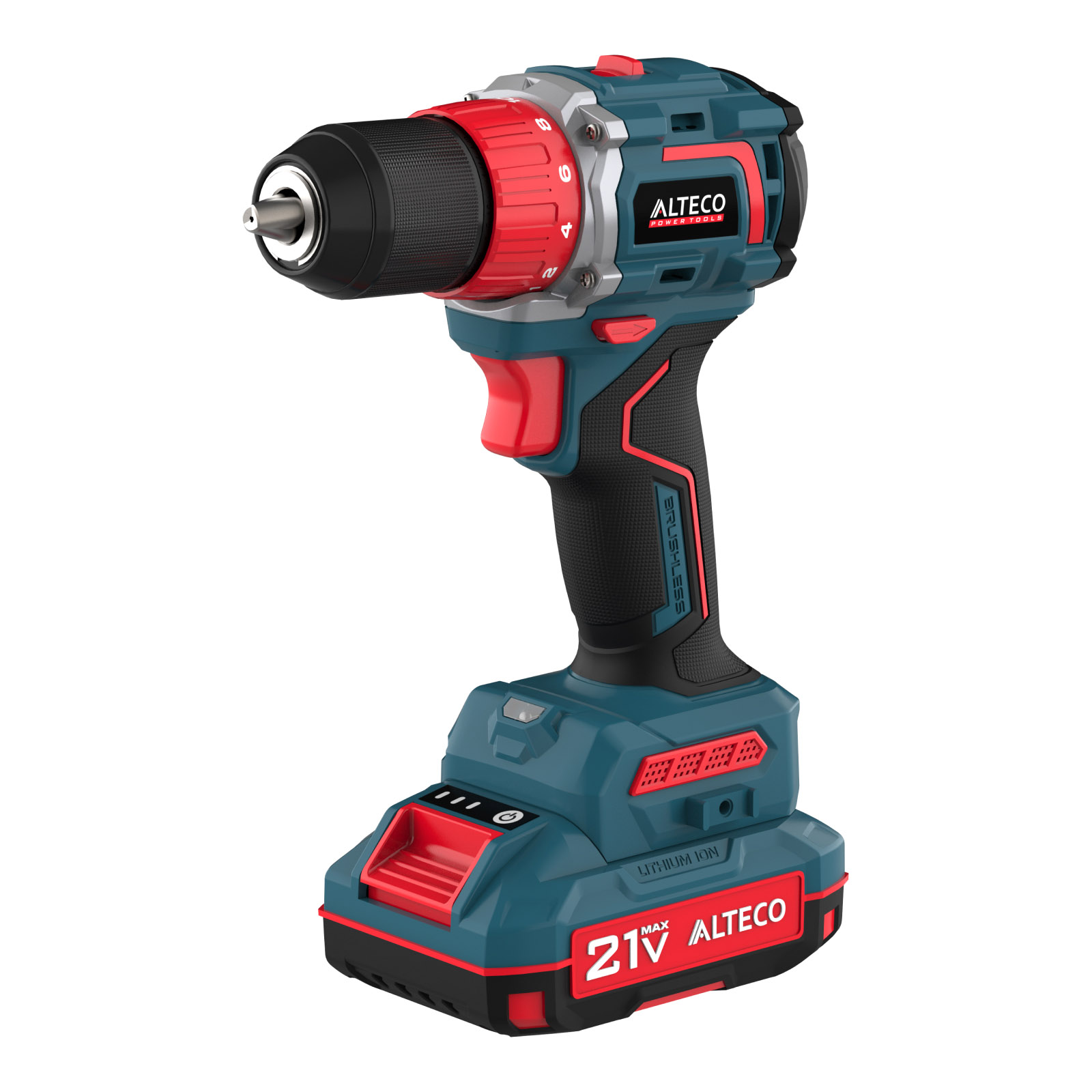 Дрель шуруповёрт бесщеточная аккумуляторная CD 21-60 BL ALTECO