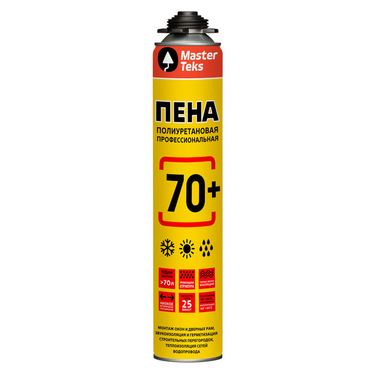 MasterTeks PM пена полиуретановая 70+ профессиональная 0,89 всесезонная