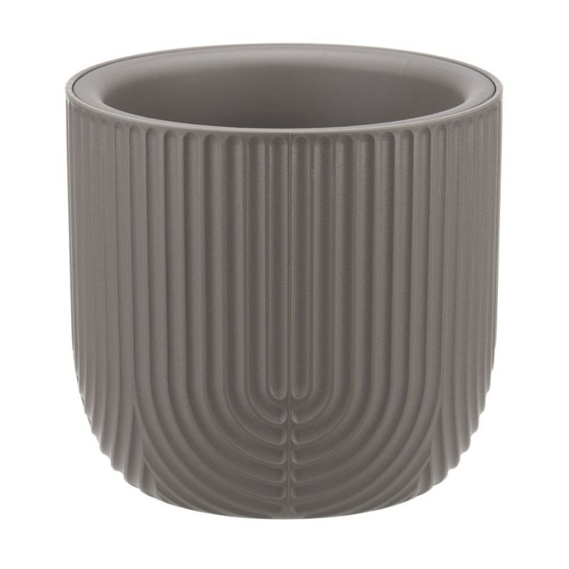 Кашпо РАМОНА D180мм 1,9л со вставкой, французcкий серый М 3261