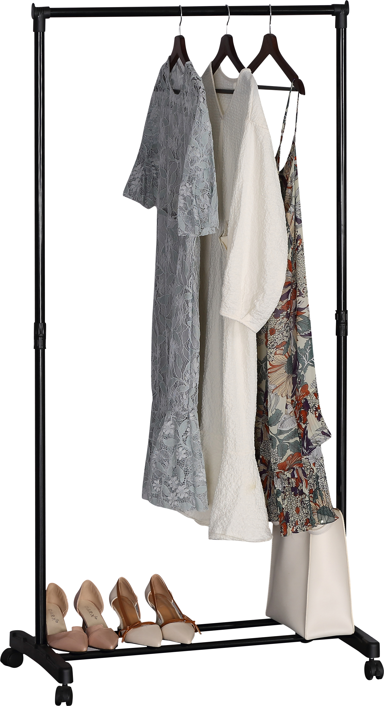 Стойка для одежды одинарная GDX на колесиках 74,5х41,5х157 см CN