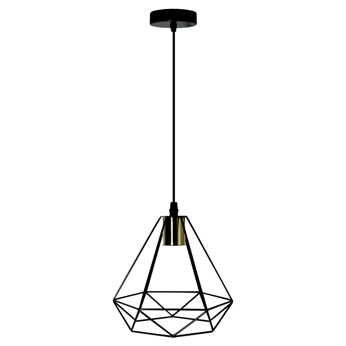 Светильник подвесной F4997/1 E27 200*200mm Black