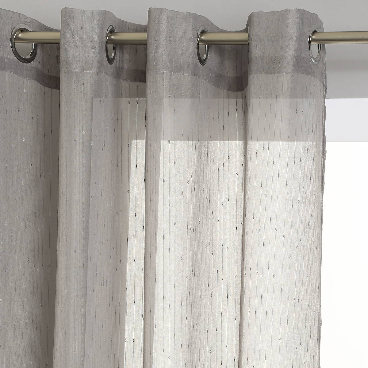 Тюль Atmosphera 140х240 см светло-серая 120944B