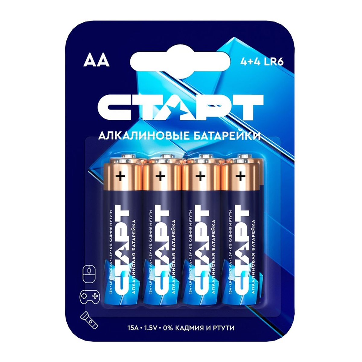 Эл пит. СТАРТ 15 LR6-BL8 N блистер 8 шт.
