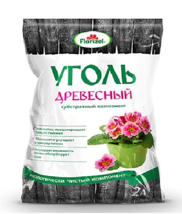 Уголь древесный для флористики Florizel 2 л.