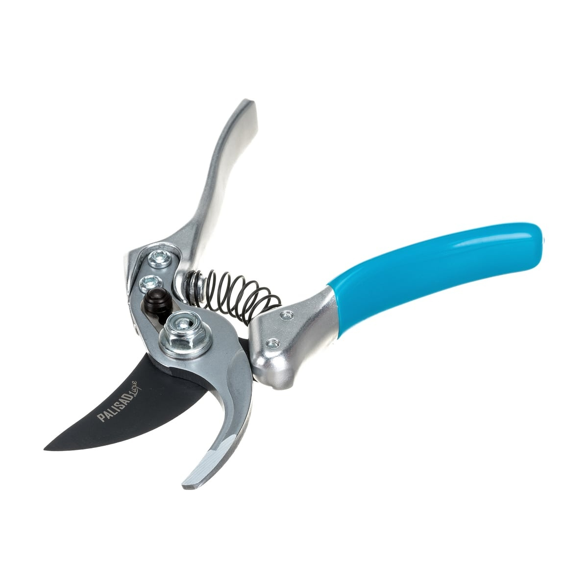 Секатор прямого реза, 210 мм, усиленный, нижняя рукоятка в ПВХ-оболочке, LUXE// Palisad