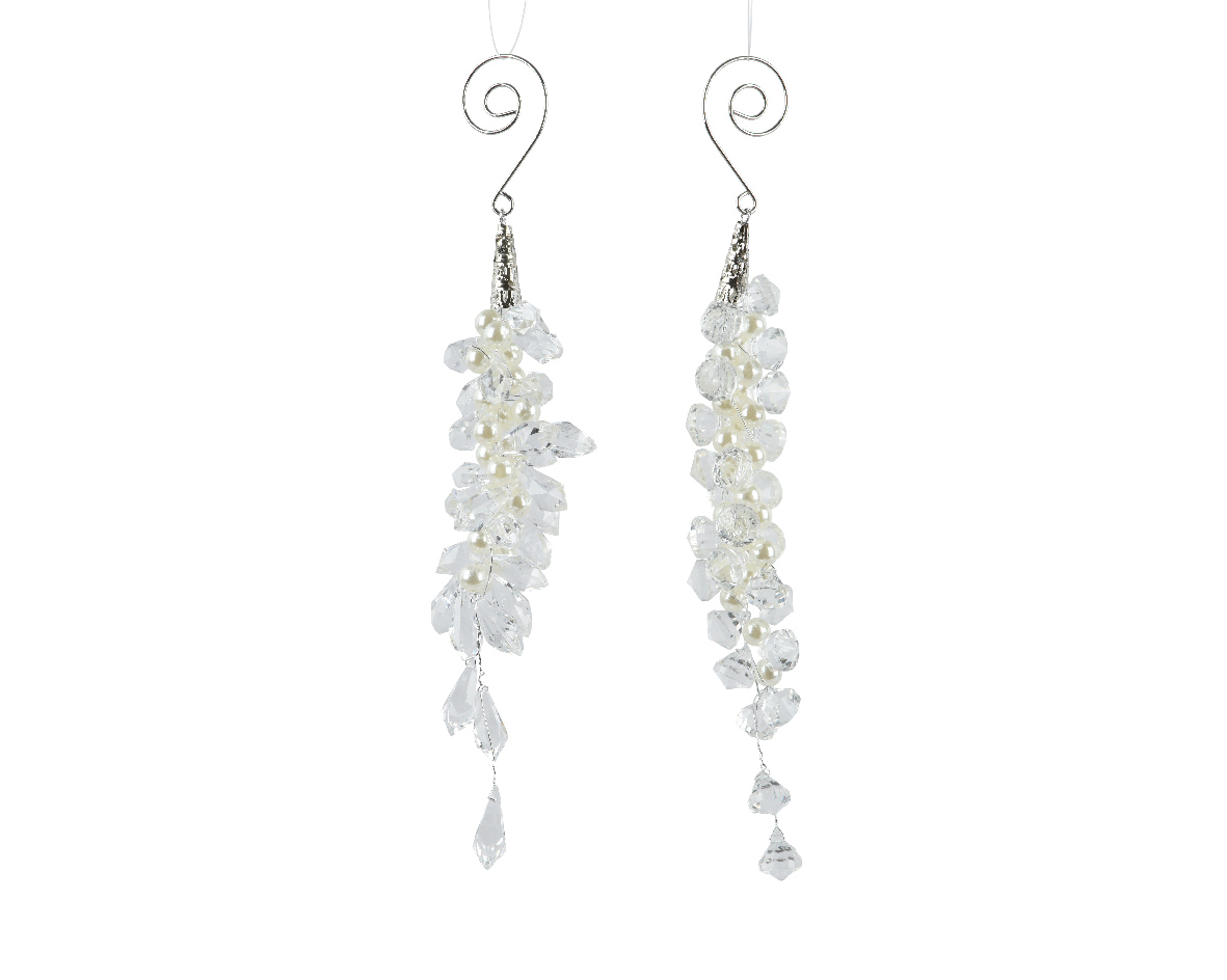 Украшение подвесное Серьги 15 см 2 вида в ассортименте 28422 Kmg