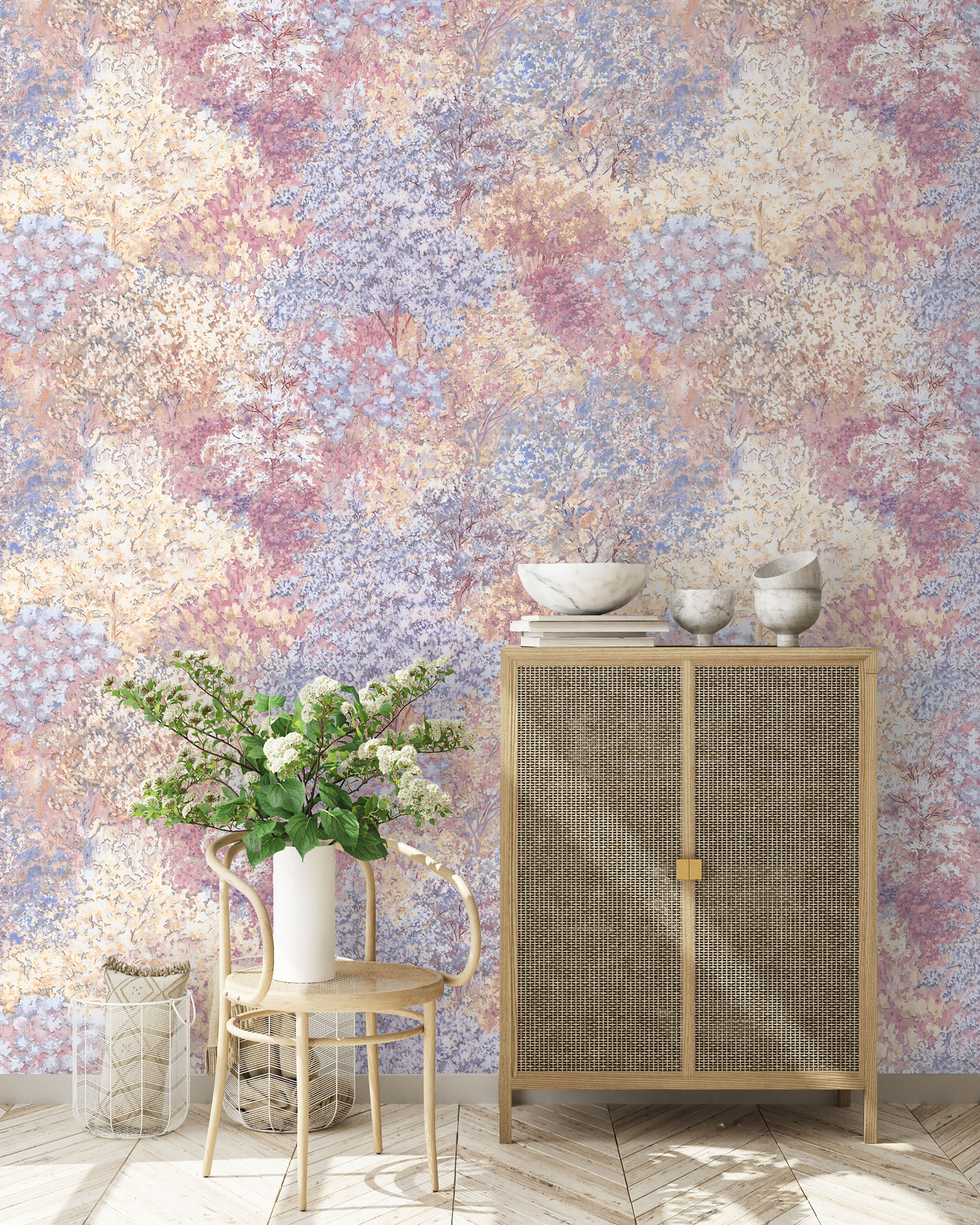 Обои Euro Decor Giverny 9301-12 (10,05*1,06)(6) винил горячего тиснения на флизелине